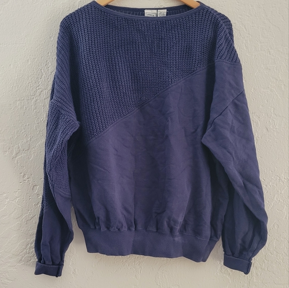 Pierre Cardin Vintage Slouchy Sweatshirt Sweater Size XL